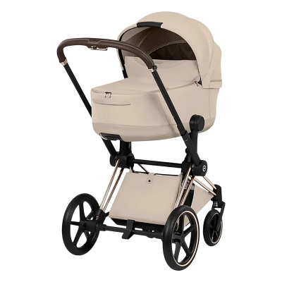 Коляска 2 в 1 Cybex Priam V Style Rosegold Cozy Beige 01